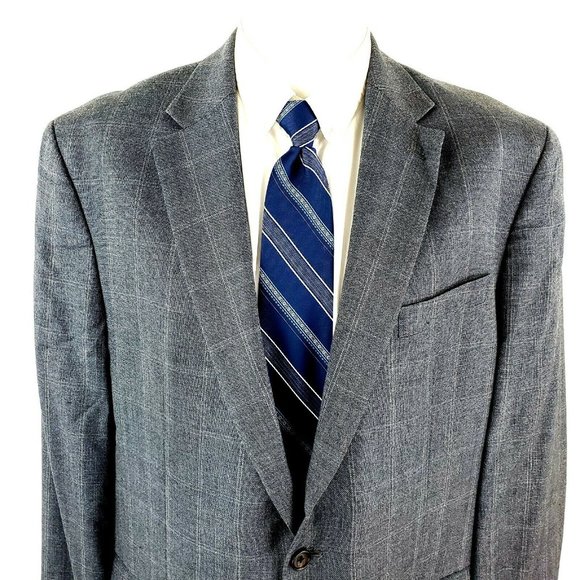 Lauren Ralph Lauren Wool Silk 2 Button Blazer 44L